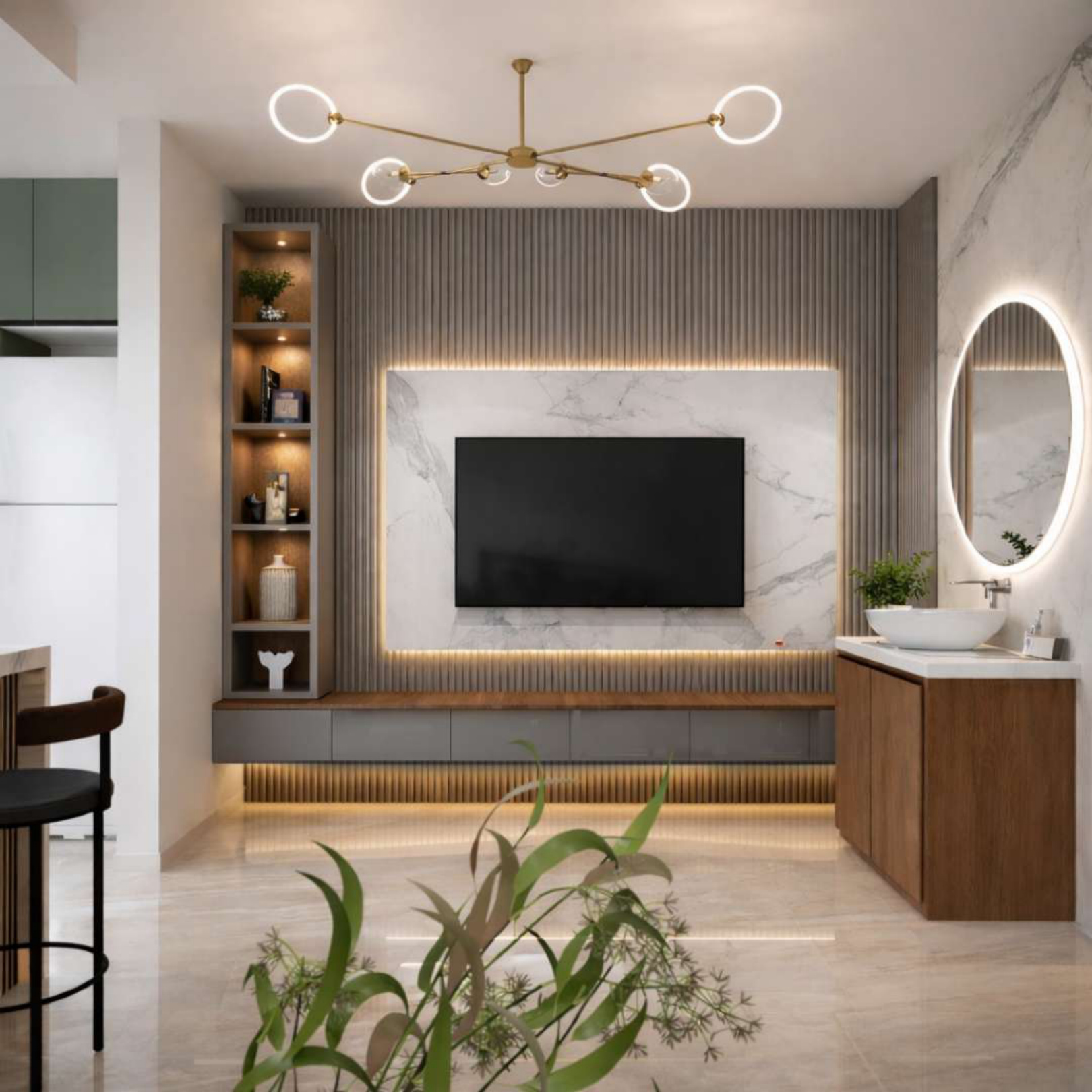 Designer TV Unit